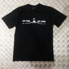 NO PAIN NO GAIN Baskılı T-shirt