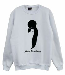 Amy Winehouse Baskılı Sweatshirt