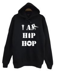 I AM HIP HOP Baskılı Sweatshirt