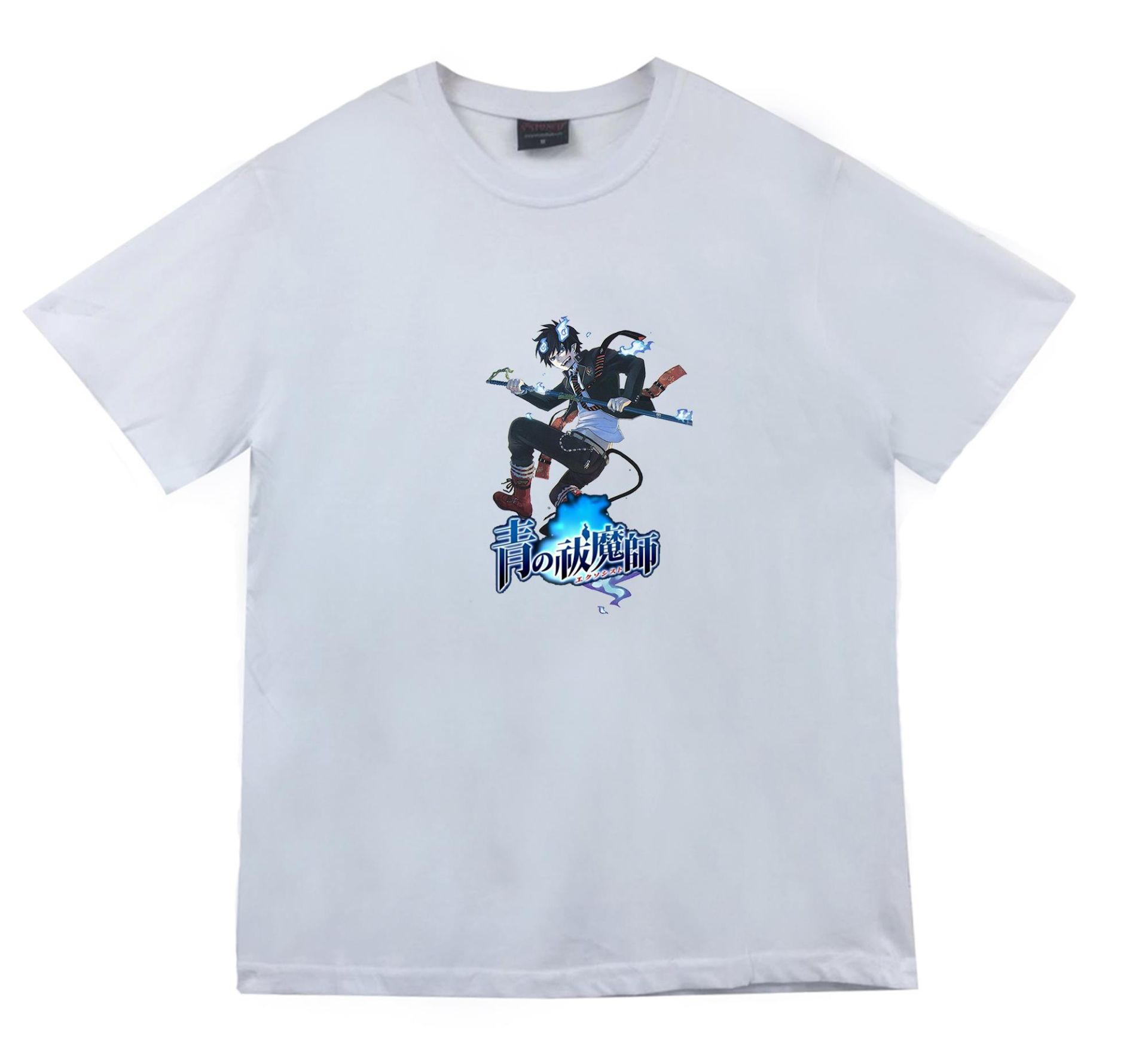 Ao No Exorcist Anime Baskılı Tshirt
