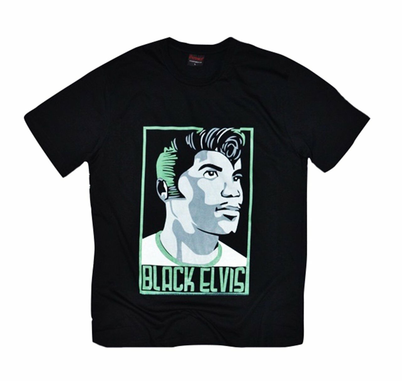 Black Elvis Tişört Baskılı T-shirt