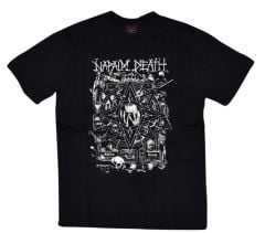 Napalm Death Baskılı T-shirt