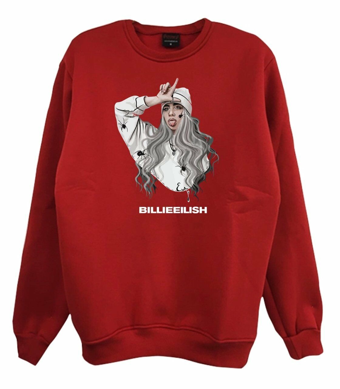Billie eilish baskılı sweatshirt hot sale