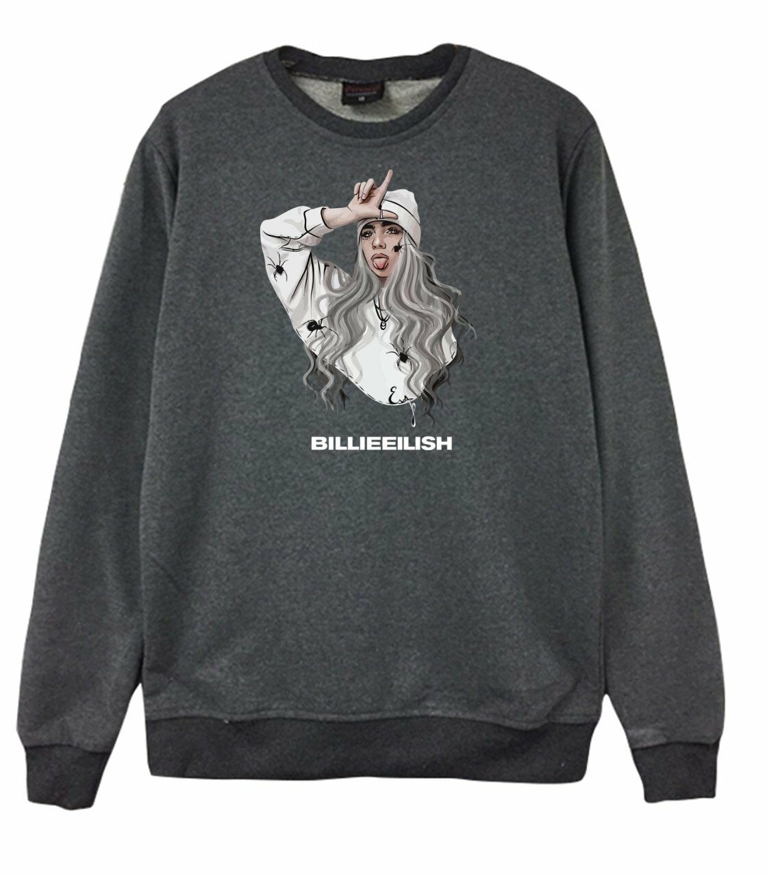Billie eilish baskılı sweatshirt outlet