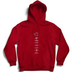 Naruto Anime Baskılı Kapüşonlu Sweatshirt