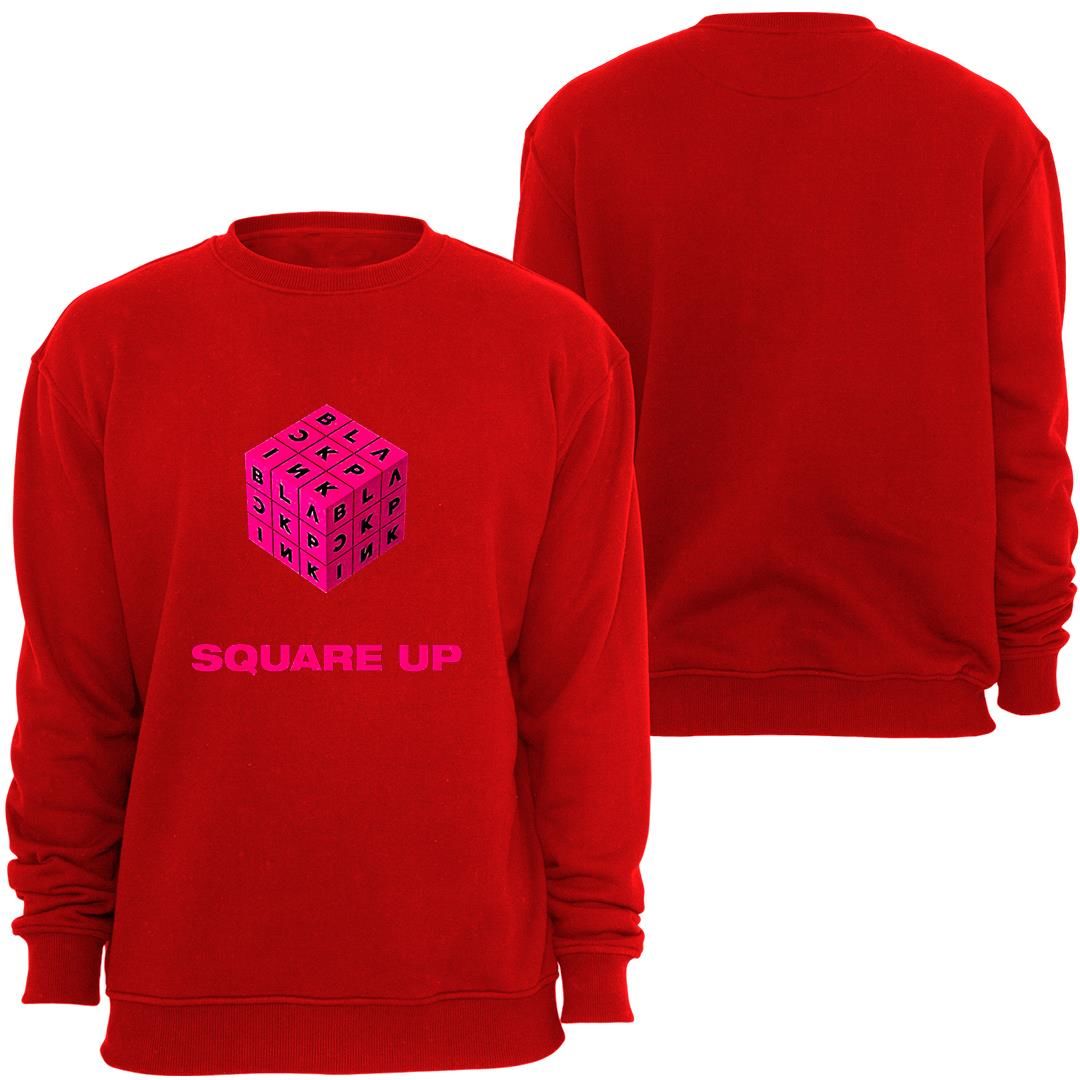 Blackpink ( KPop , Black Pink ) Baskılı Bisiklet Yaka Sweatshirt