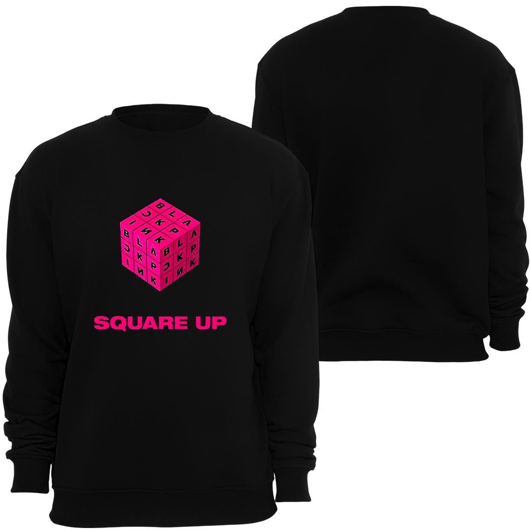 Blackpink ( KPop , Black Pink ) Baskılı Bisiklet Yaka Sweatshirt