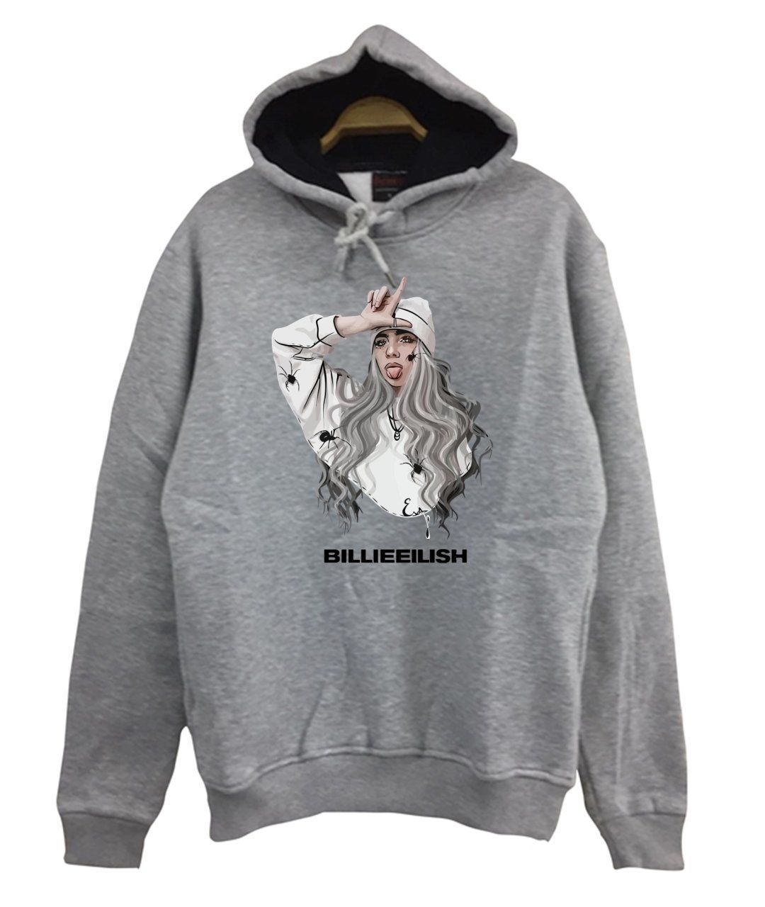 Billie Eilish Baskılı Sweatshirt