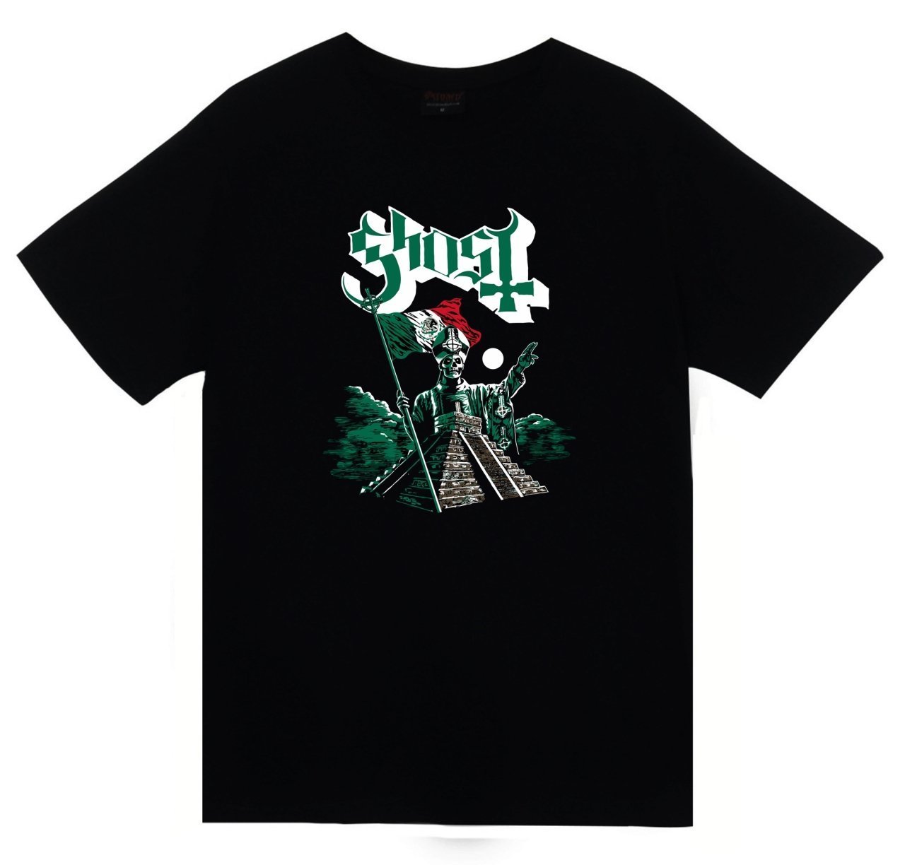 Ghost Baskılı T-shirt SİYAH - L