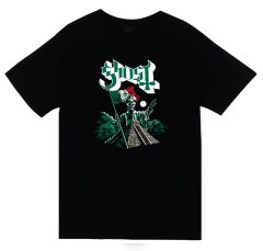 Ghost Baskılı T-shirt SİYAH - L