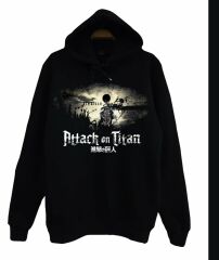 Attack on Titan Kapüşonlu Sweatshirt