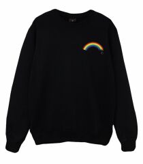 Gökkuşağı Baskılı Sweatshirt