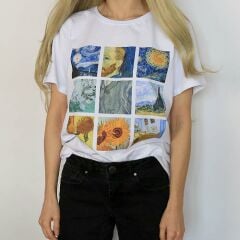 Van Gogh Baskılı Tişört
