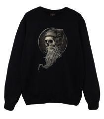Kuru Kafa Baskılı Sweatshirt