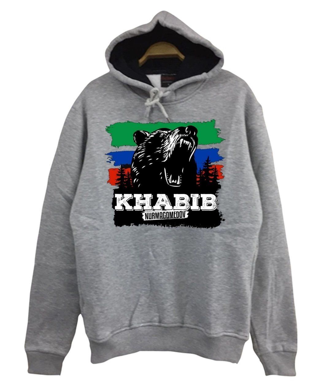 Khabib Nurmagomedov Baskılı Sweatshirt