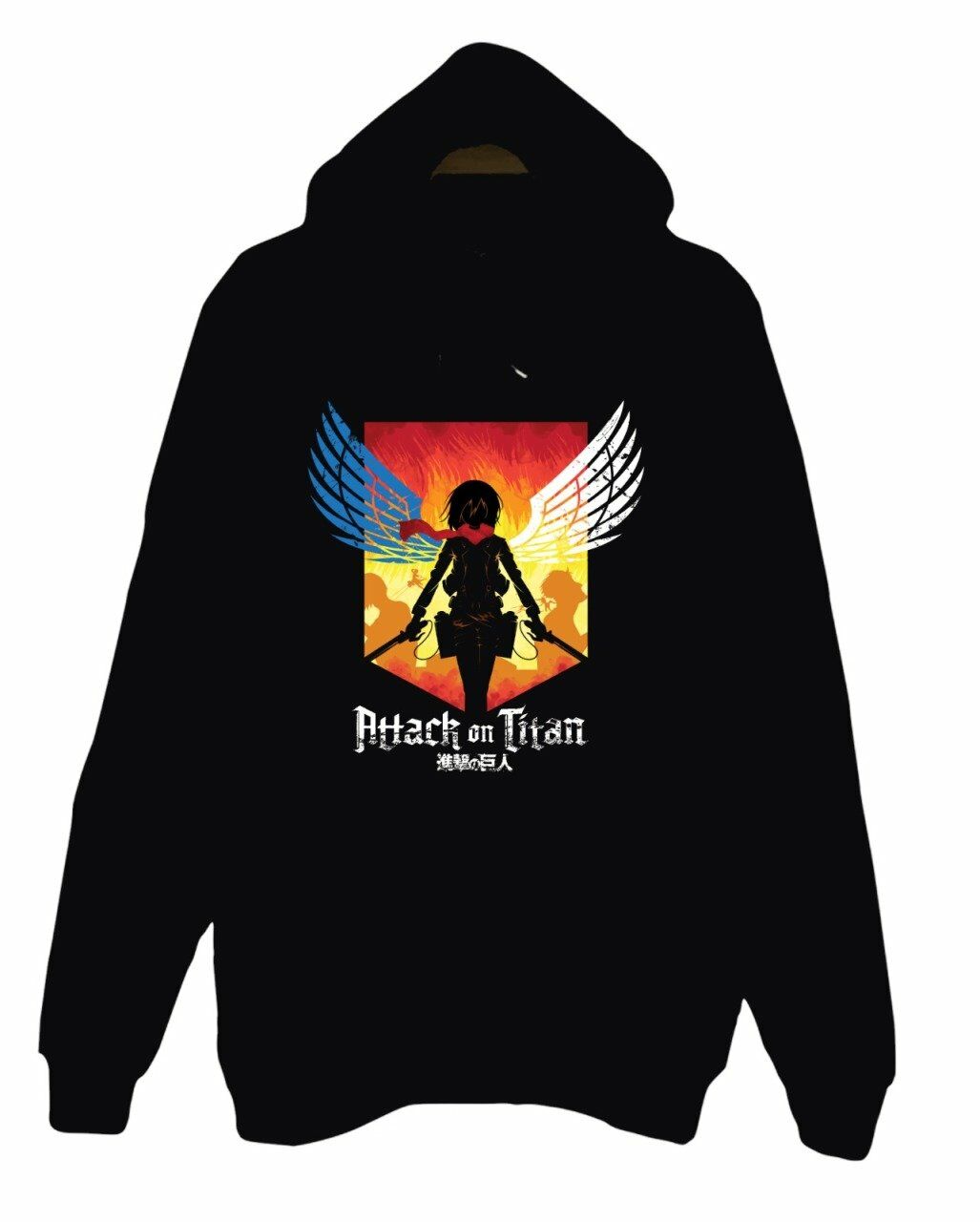 Attack on Titan Kapüşonlu Sweatshirt