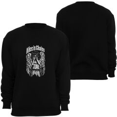 Alice in Chains Baskılı Unisex Bisiklet Yaka Sweatshirt