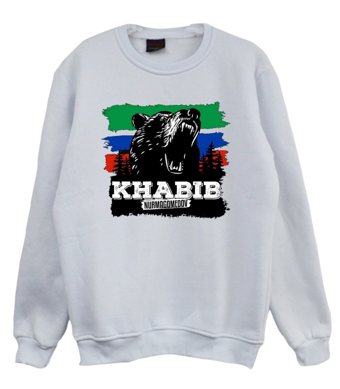 Khabib Nurmagomedov Baskılı Sweatshirt