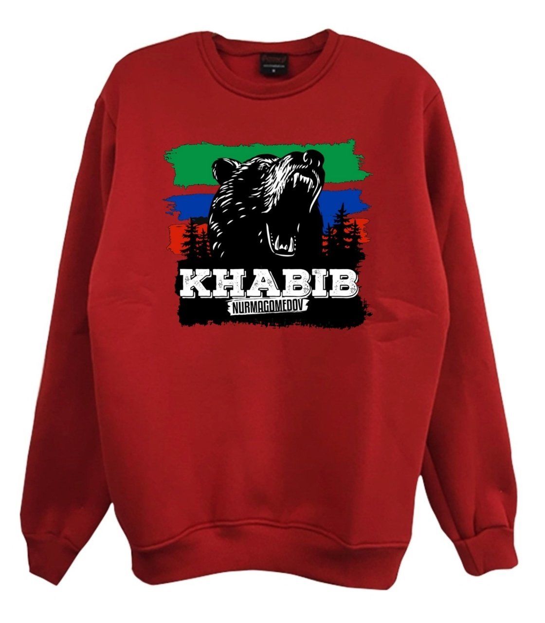 Khabib Nurmagomedov Baskılı Sweatshirt