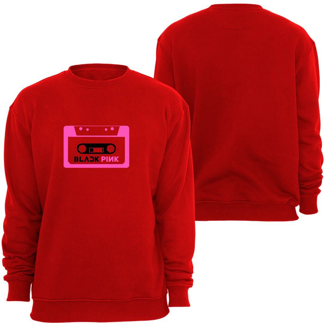 Blackpink ( KPop , Black Pink ) Baskılı Bisiklet Yaka Sweatshirt