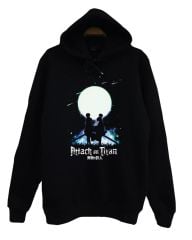 Attack on Titan Kapüşonlu Büyük Beden Sweatshirt