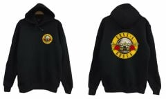 Guns N Roses Baskılı Kapüşonlu Sweatshirt