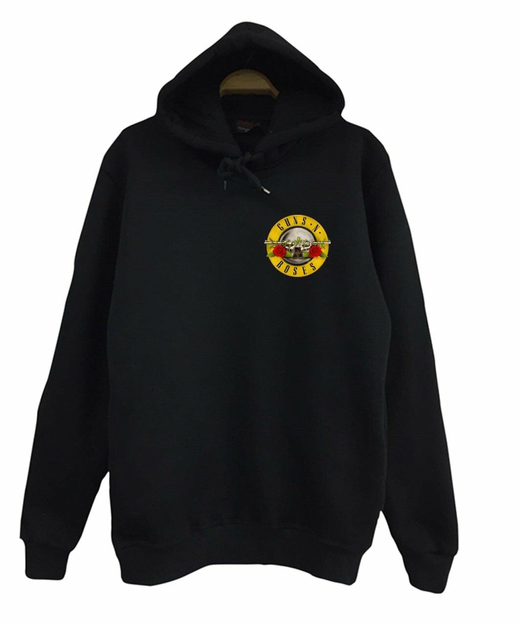 Guns N Roses Baskılı Kapüşonlu Sweatshirt