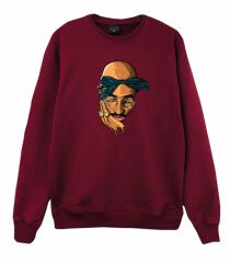 TUPAC SHAKUR Baskılı Sweatshirt