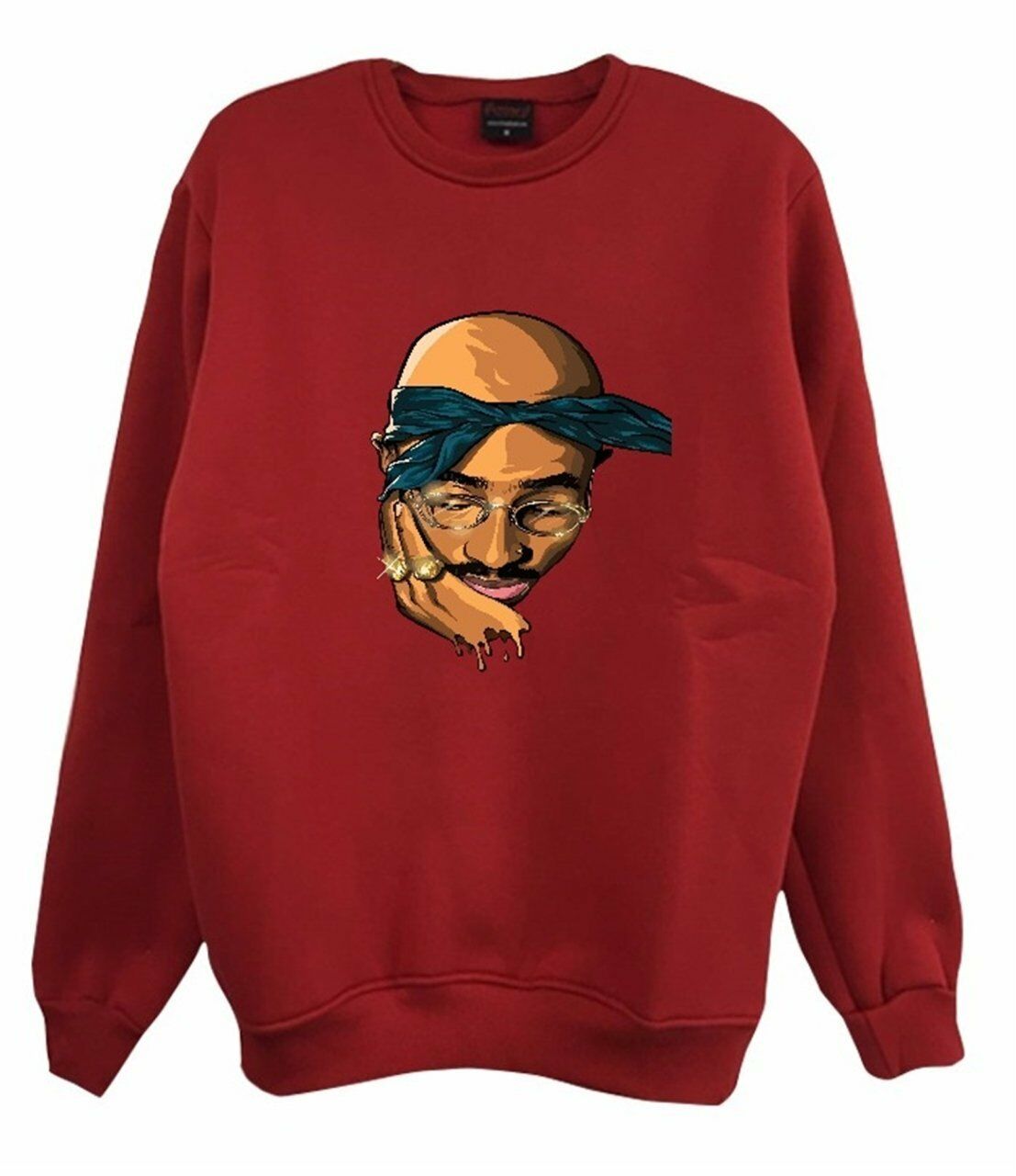 TUPAC SHAKUR Baskılı Sweatshirt