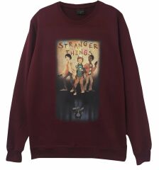 STRANGER THINGS Baskılı Sweatshirt
