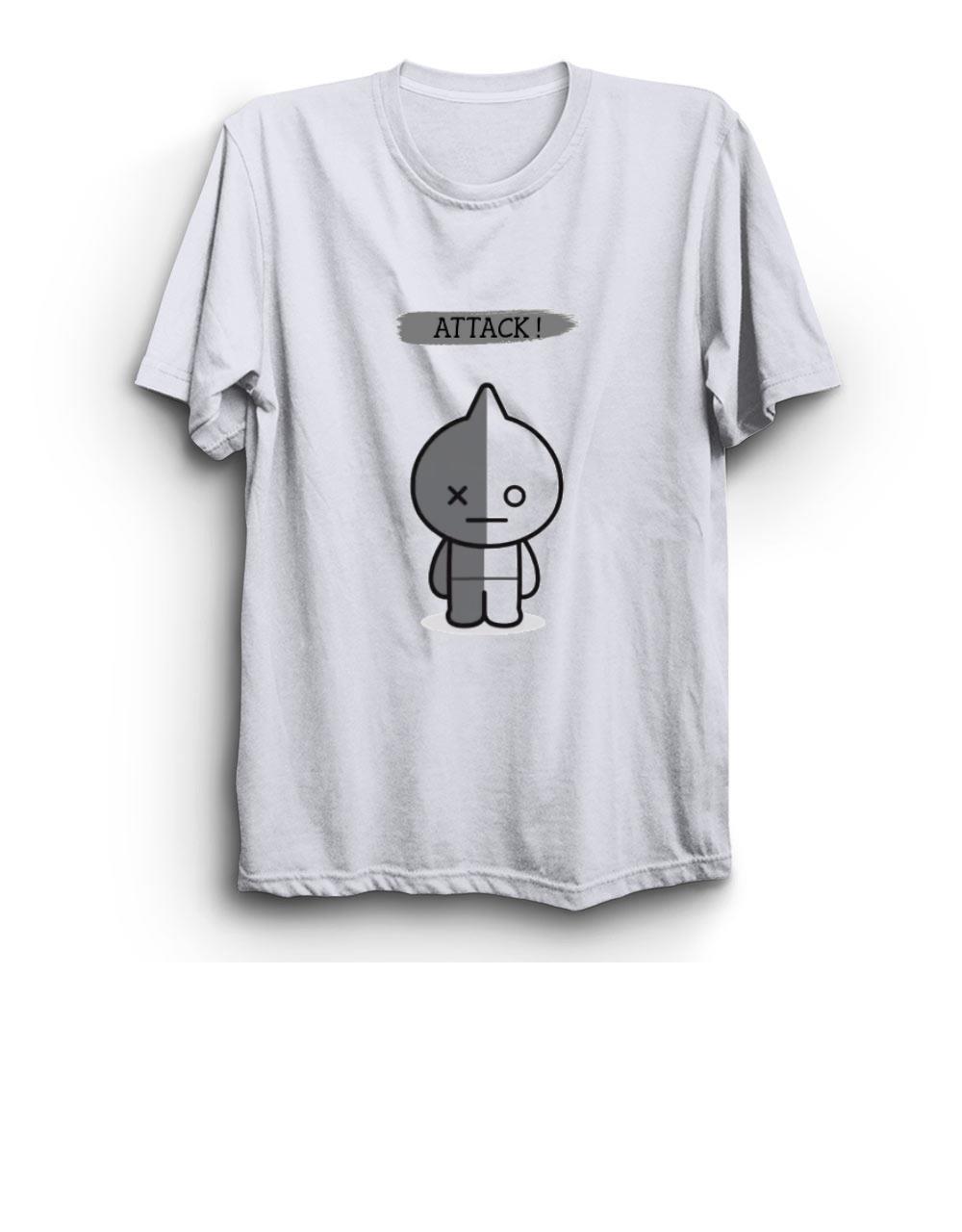 Bt21 Bask l Tshirt L BEYAZ
