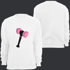 Blackpink ( KPop , Black Pink ) Baskılı Bisiklet Yaka Sweatshirt