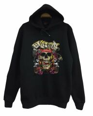 Guns N Roses Baskılı Kapüşonlu Sweatshirt
