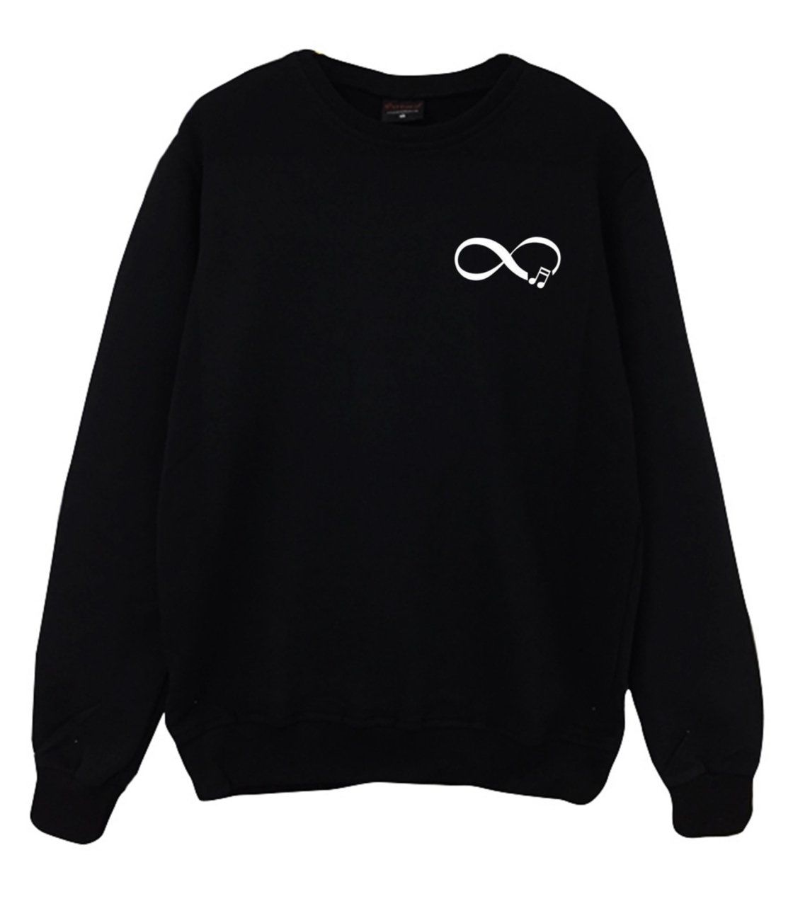 Sonsuzluk İşareti Baskılı Sweatshirt