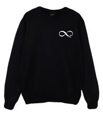 Sonsuzluk İşareti Baskılı Sweatshirt