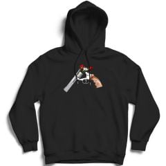 Guns N Roses Baskılı Kapüşonlu Sweatshirt
