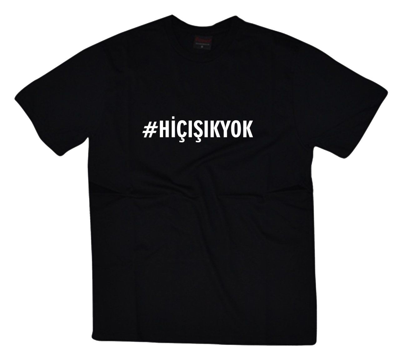 Hiç Işık Yok Baskılı T-shirt
