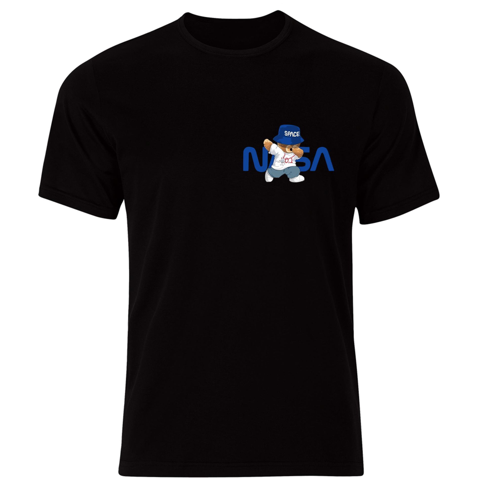 Nasa Sevimli Ayıcık Baskılı Özel Tasarım Unisex Tshirt