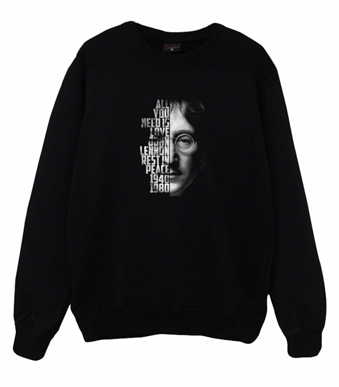 The Beatles Baskılı Sweatshirt