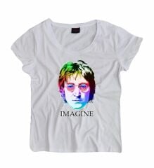 John Lennon Baskılı Body