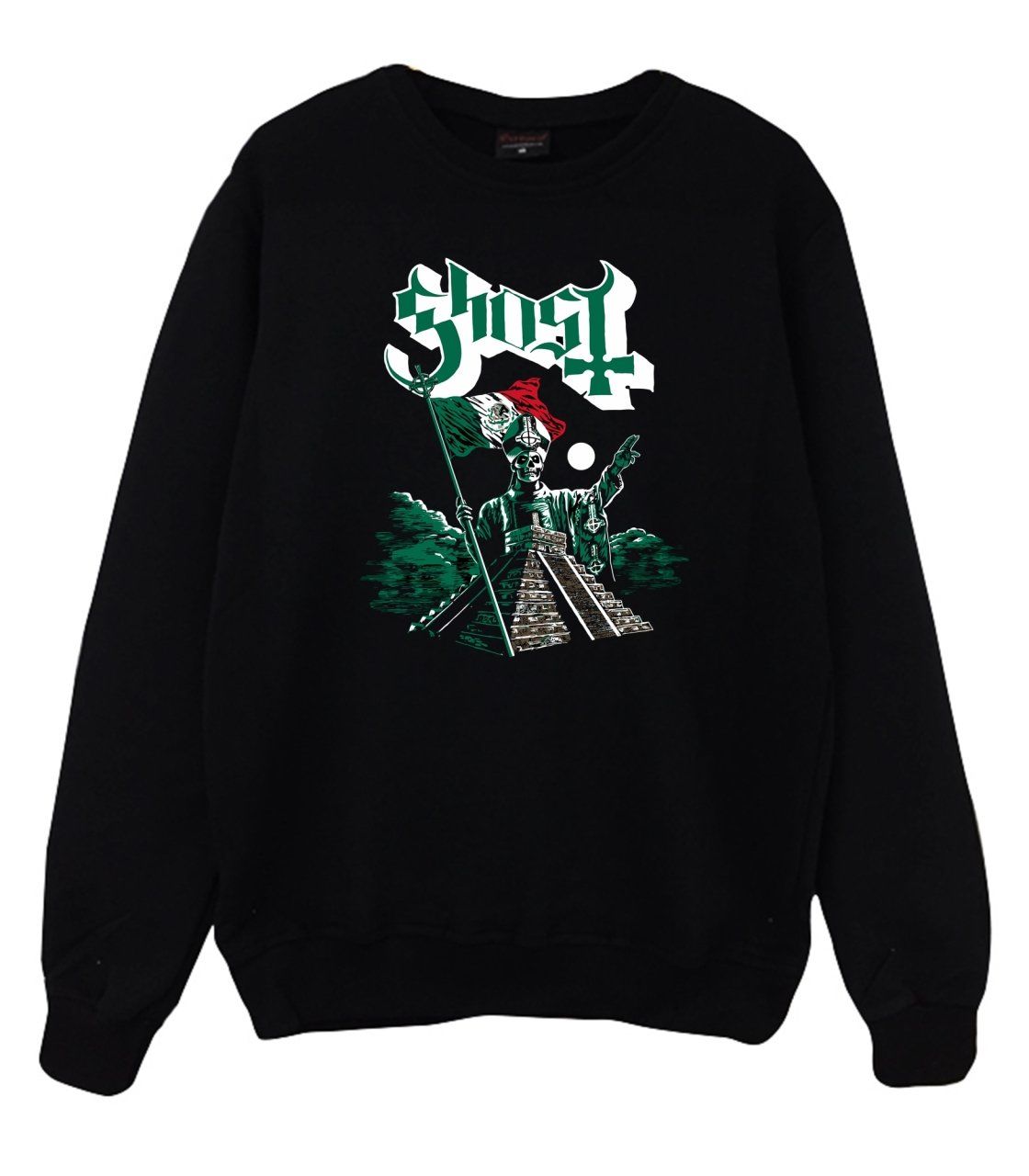 Ghost Baskılı Sweatshirt