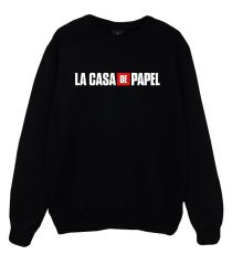 La Casa De Papel Baskılı Sweatshirt