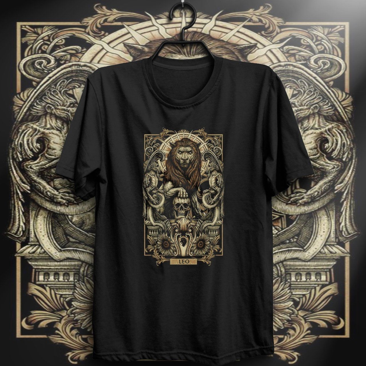 Aslan Burcu Baskılı T-shirt