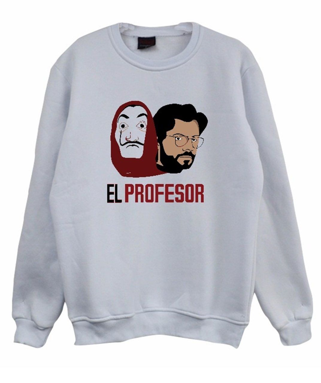La Casa De Papel Baskılı Sweatshirt