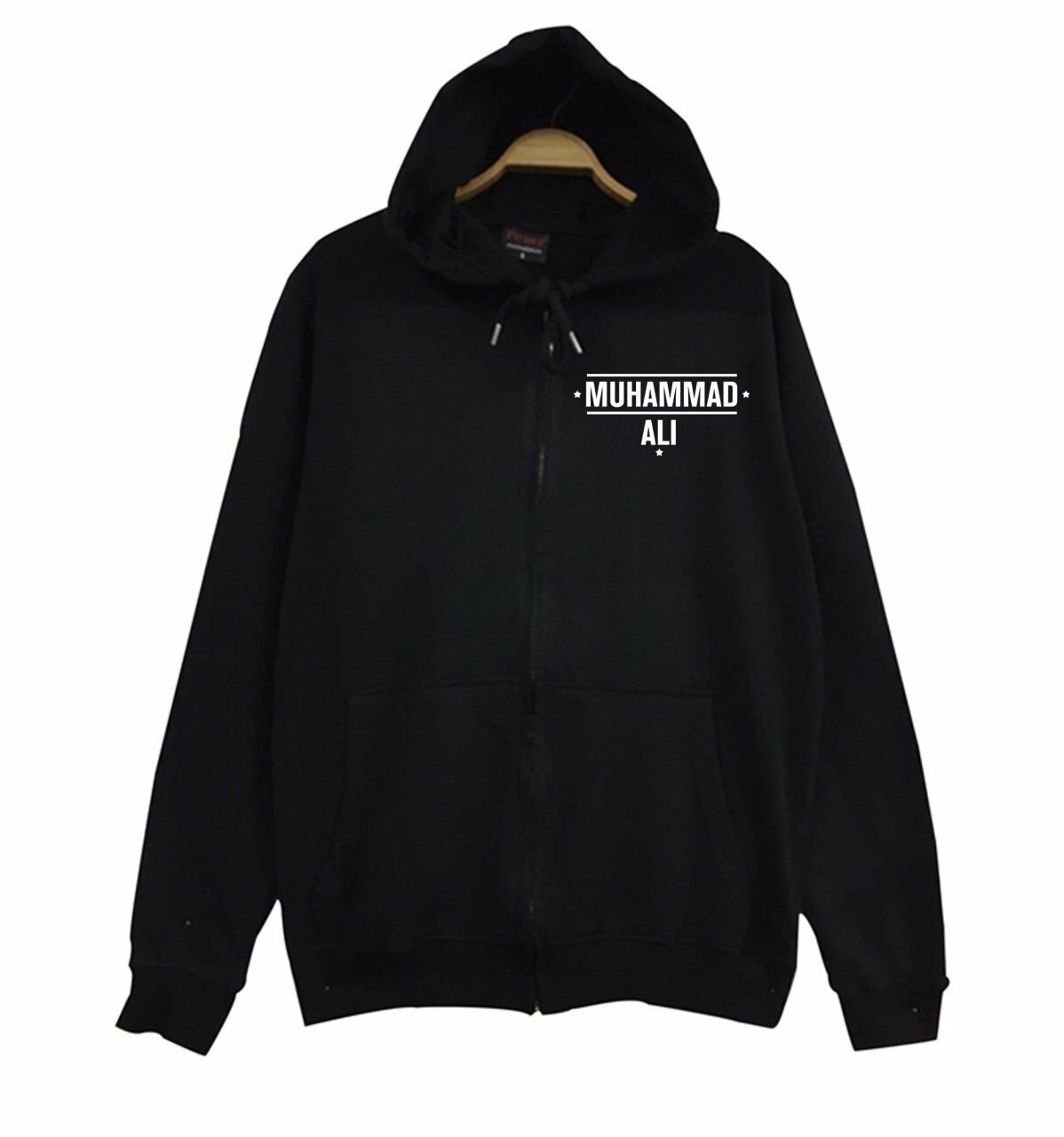MUHAMMED ALİ Baskılı Sweatshirt SİYAH - 3XL