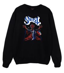 Ghost Baskılı Sweatshirt