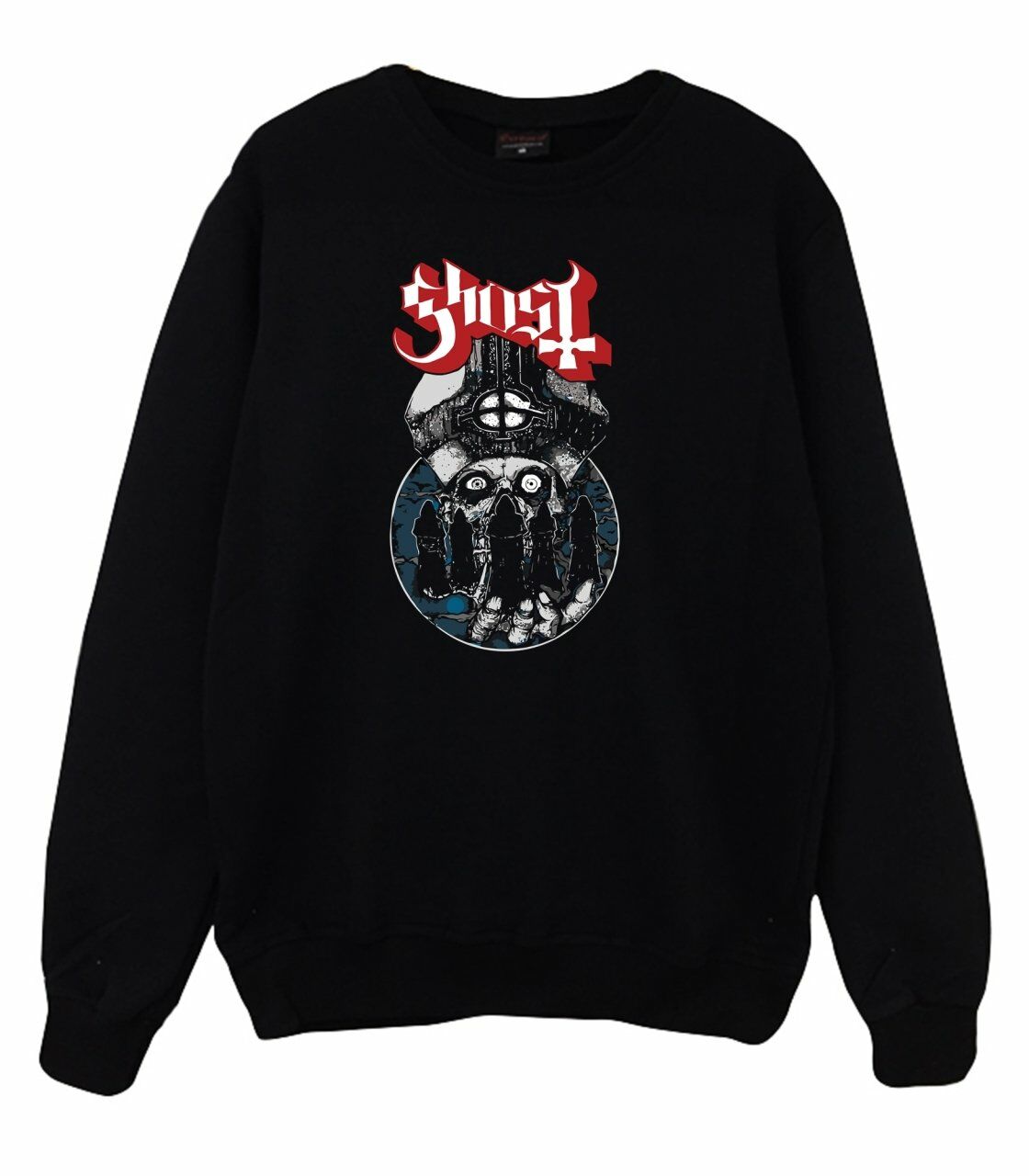 Ghost Baskılı Sweatshirt