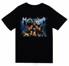 Manowar Baskılı T-shirt