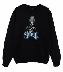 Ghost Baskılı Sweatshirt