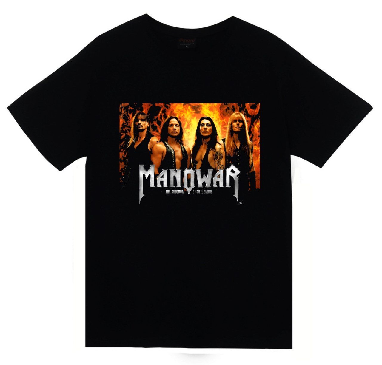 Manowar Baskılı T-shirt
